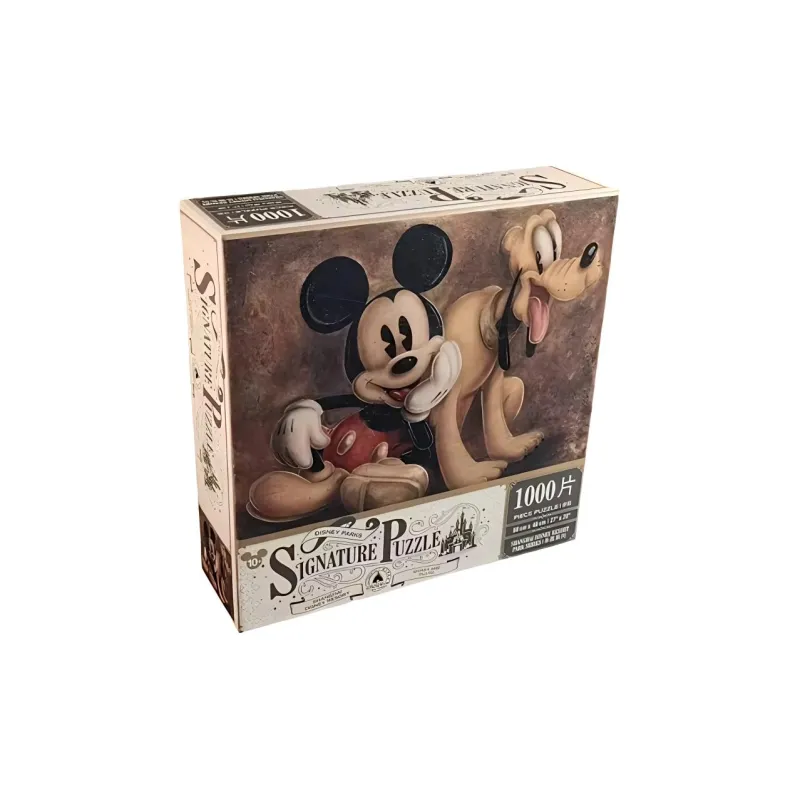 Disney Mickey Anniversary Commemoration Mickey Mouse And Pluto Puzzles 1000pcs 20821-2