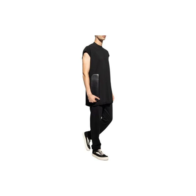 RICK OWENS/RO Casual Pants Unisex Black-3