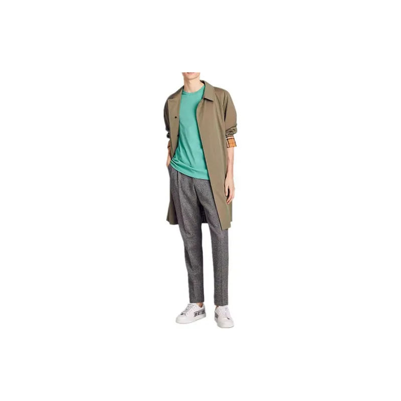 Burberry T Shirt Men's Light Green-3