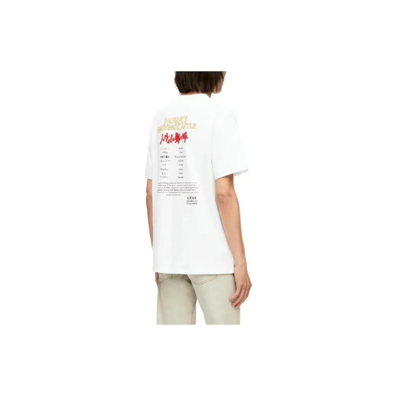 LOEWE x HAERDEYIDONGCHENGBAO,LIANMINGKUAN SS23 T Shirt Unisex White-3