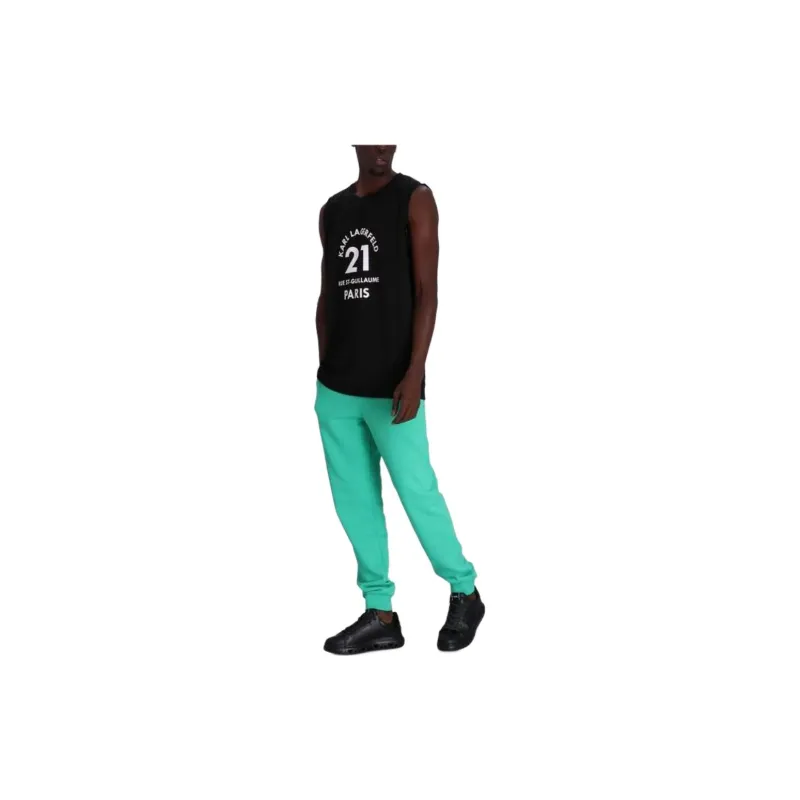 KARL LAGERFELD / Karl Lagerfeld Jeans 21 Rue St Guillaume print Tank Top-1