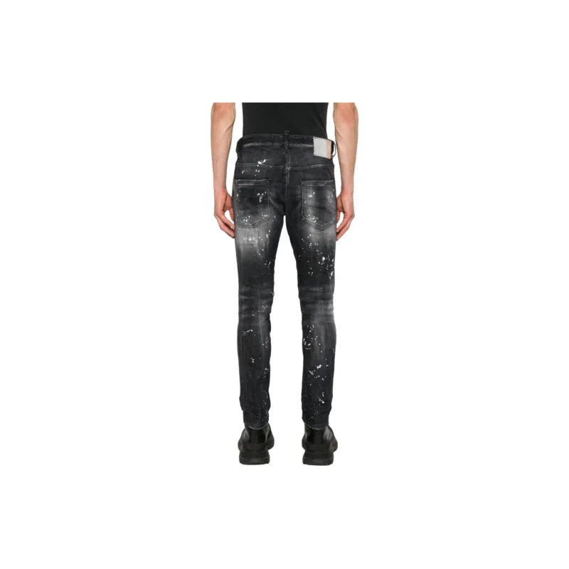DSQUARED 2 Distressed Paint Splattered Skinny Jeans-2