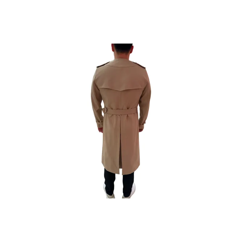 Burberry Trench Coat Men's Beige-2