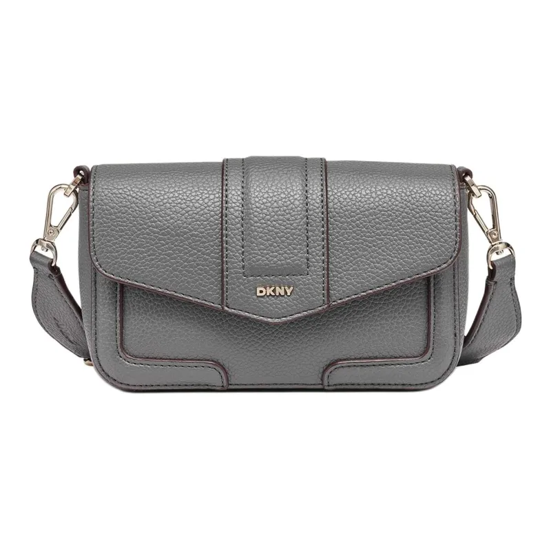 DKNY Recycled Polyester Shoulder Bag Crossbody Bag Mini Women's Gray-0
