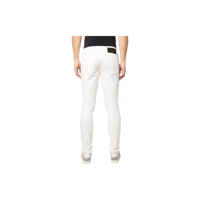 BALMAIN Jeans Men White-2