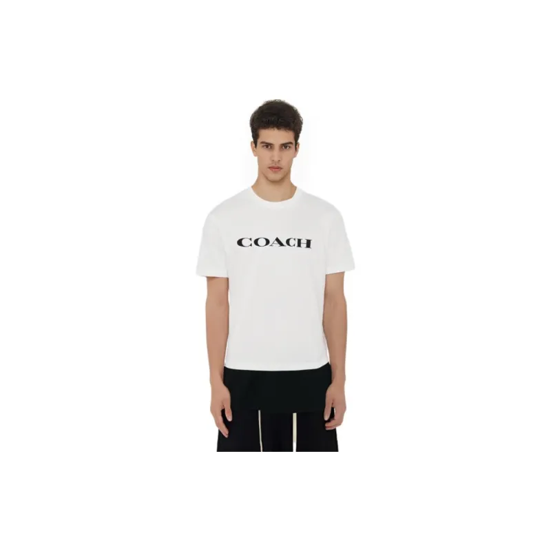 COACH T Shirts Men White-4