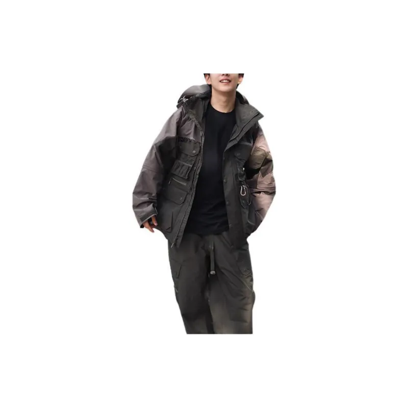 THE NORTH FACE UE Series Waterproof And Windproof Windbreaker Jacket Men's Green-2