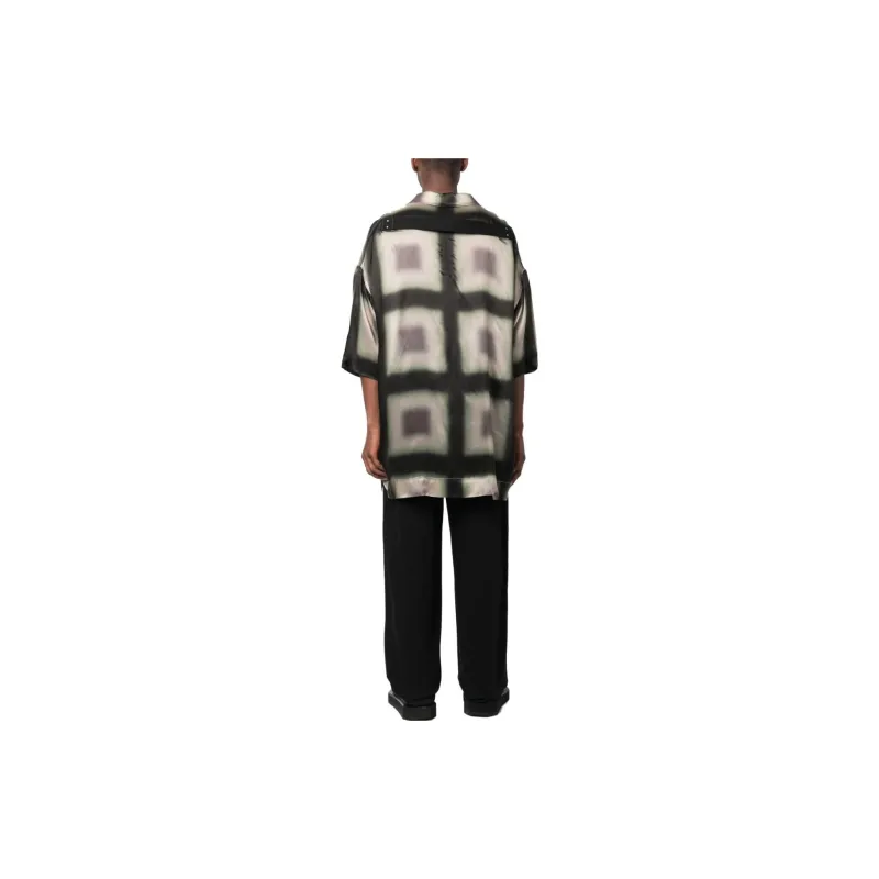 RICK OWENS Magnum Oversized Short-sleeve Shirt-2