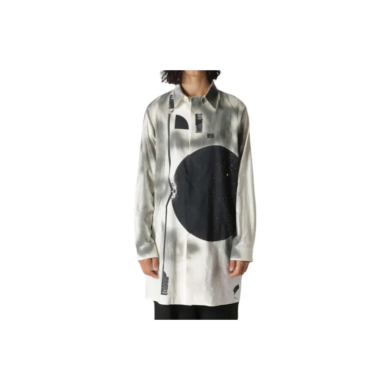 Yohji Yamamoto SS24 Shirt Men's White X Black-3