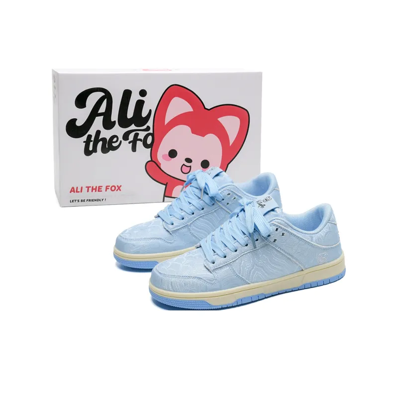 ALI THE FOX Abrasion Resistant Balance Lightweight Low Top Skateboard Shoes Unisex Box Included-6