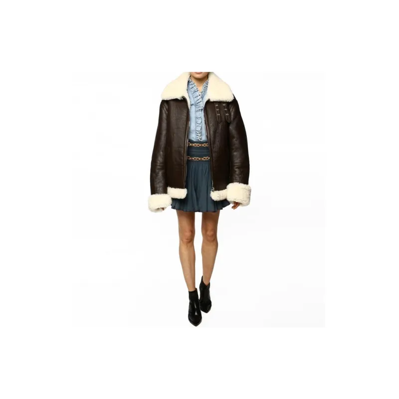 Vetements Leather Jackets Unisex Dark Brown-2