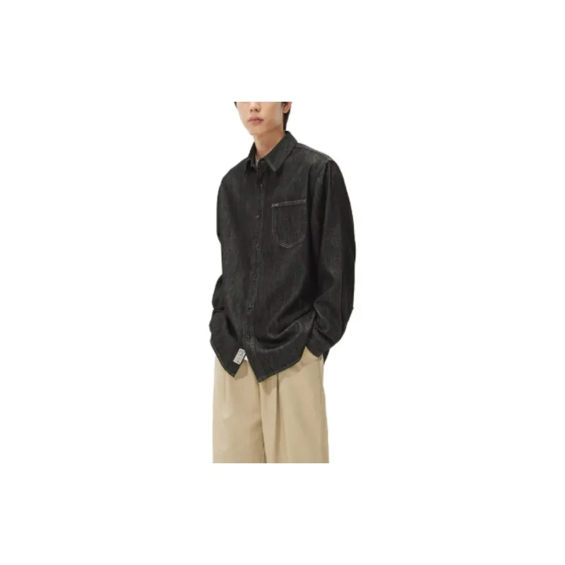 Lee Shirts Men Black-4