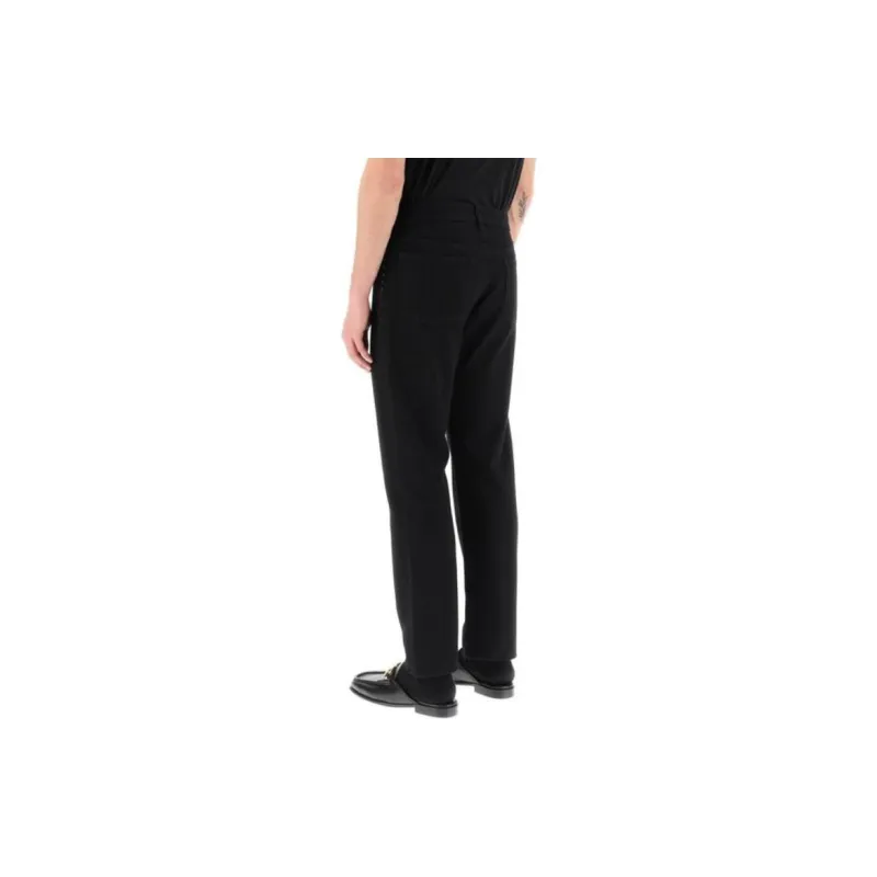 Valentino Stud Detailed Straight Leg Jeans-3