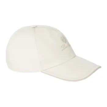 Loro Piana Baseball Caps Men's White