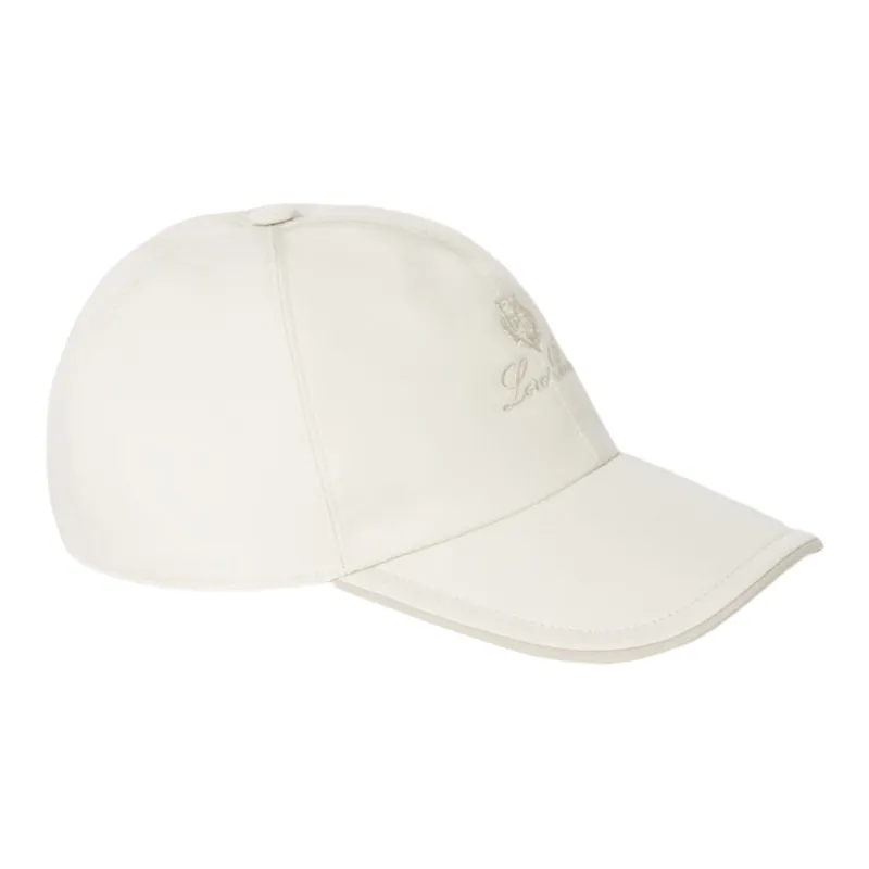 Loro Piana Baseball Caps Men's White-0