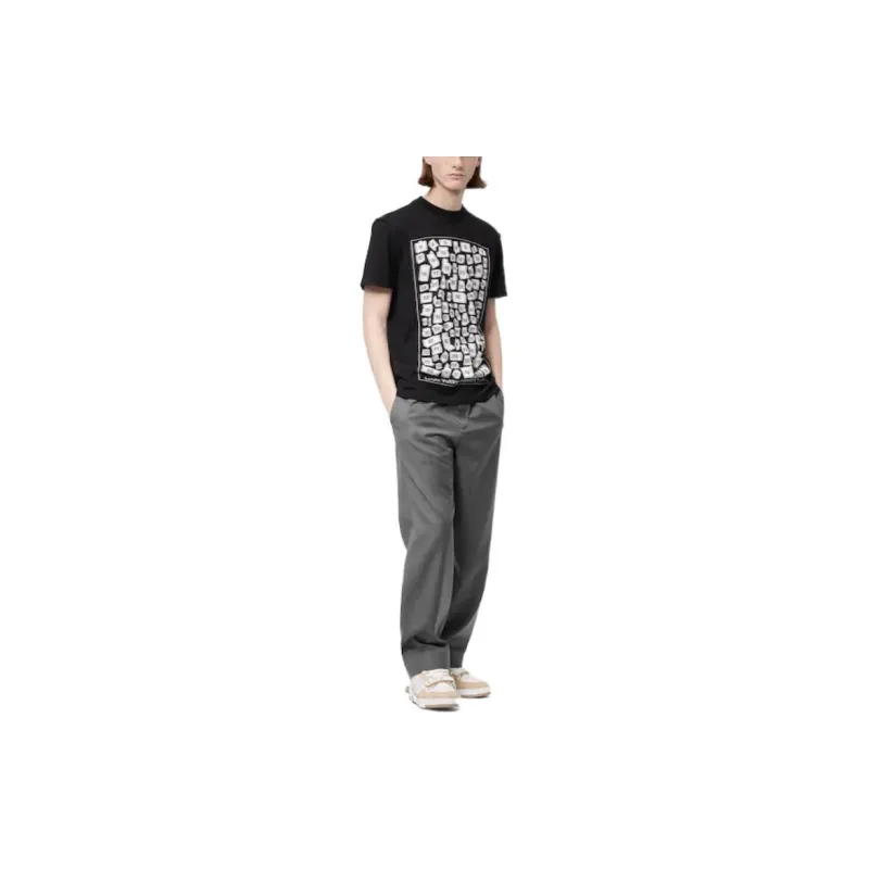 LOUIS VUITTON New Quarterly Products Of LV FW22 T Shirt Men's Black-1