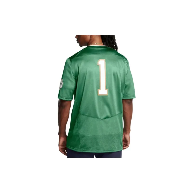 Under Armour Collegiate Football Replica Twill Jersey T Shirt Men Green-3