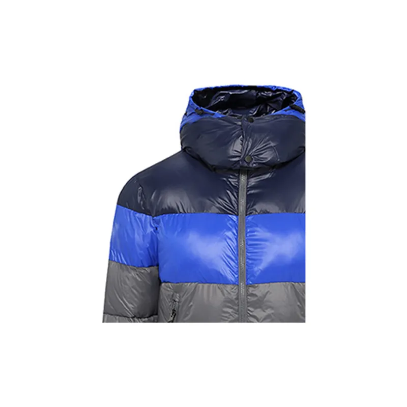 EMPORIO ARMANI EA7 Puffer Jacket Men's Gray & Blue-5