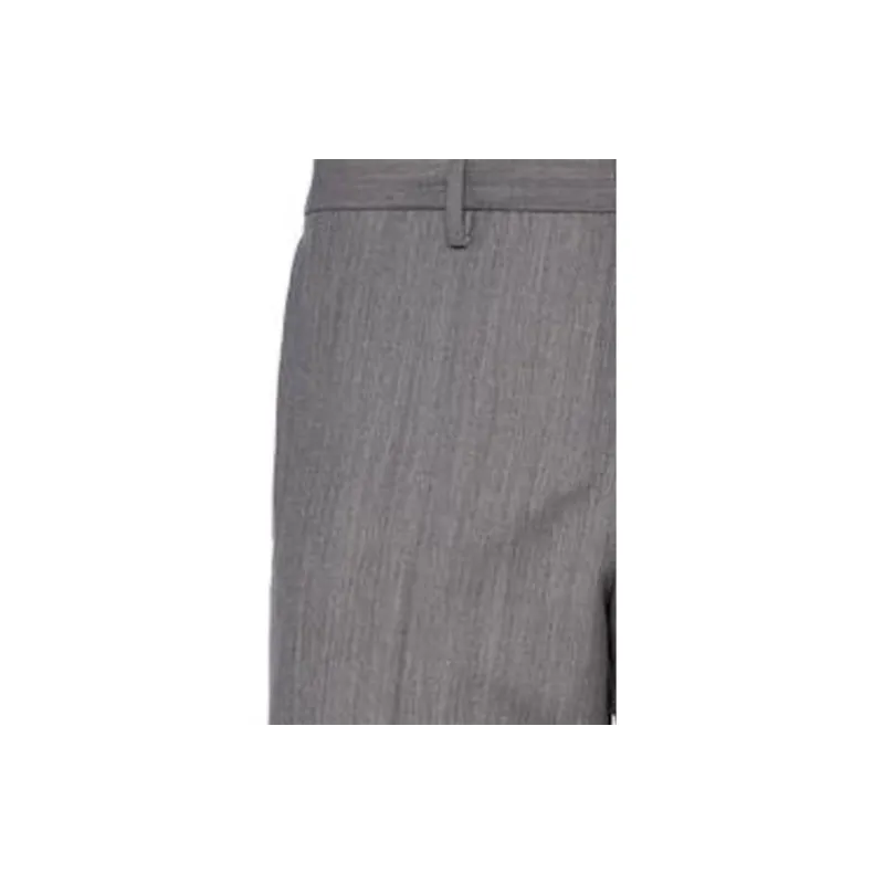 PRADA Triangle logo Mohair wool Trousers-4