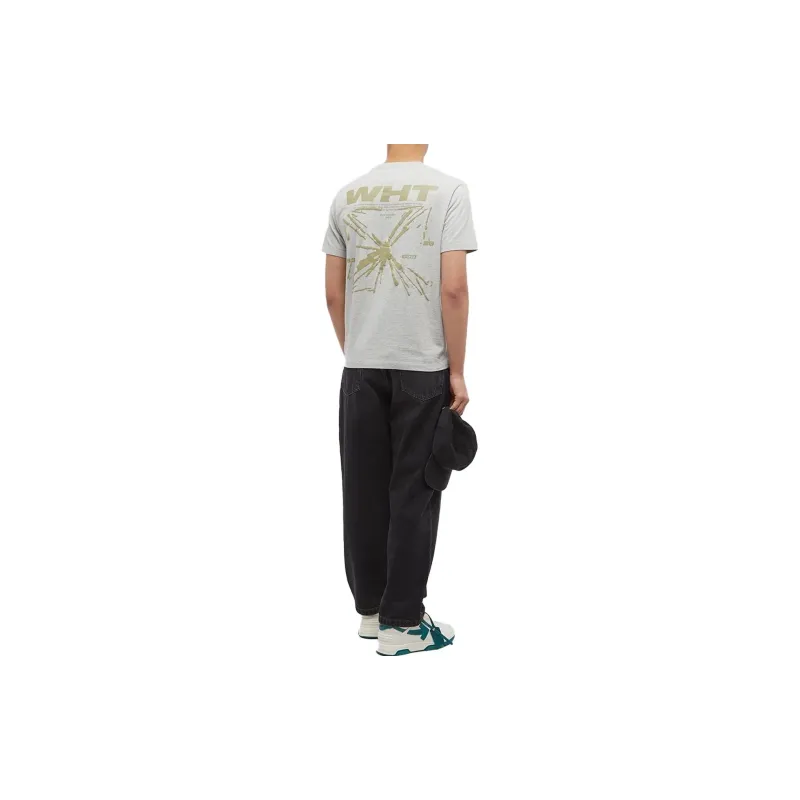 OFF WHITE Splash Arrow Slim S/S Tee-1