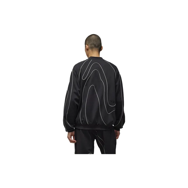 Y 3 Piping Zip Up Sweatshirt-2