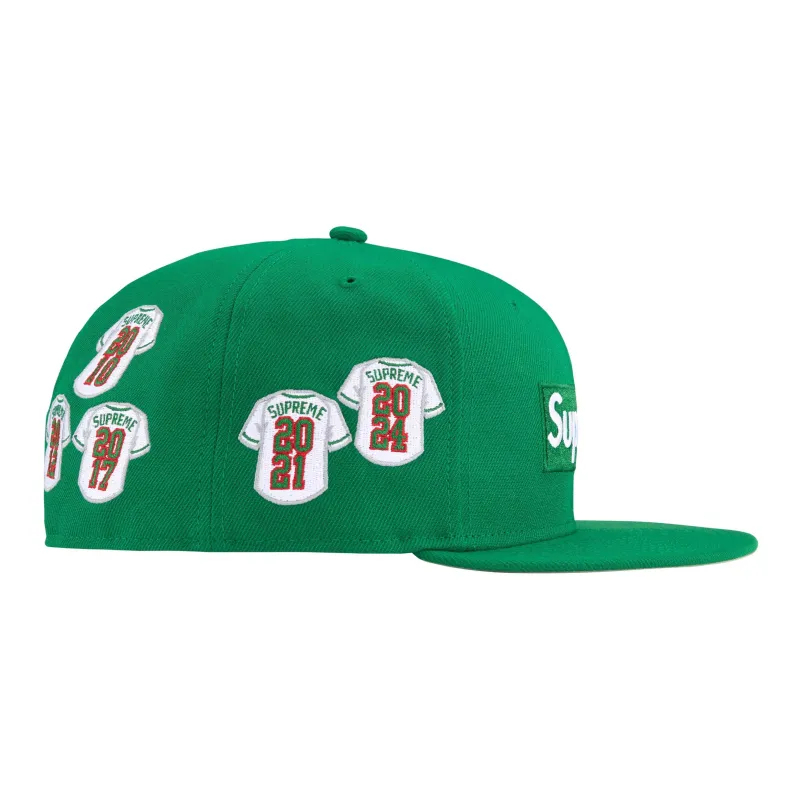 Supreme Jerseys Box Logo New Era Fitted Hat-2