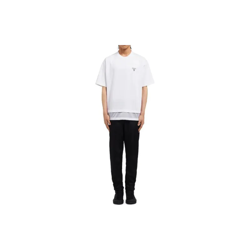 PRADA Re-Nylon T-Shirt Men's White-1