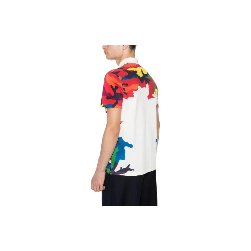 Valentino Polo Shirts Men White-2
