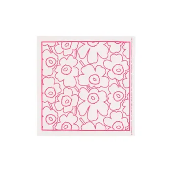 Marimekko Cotton Silk Scarves Women's Ecru/Pink