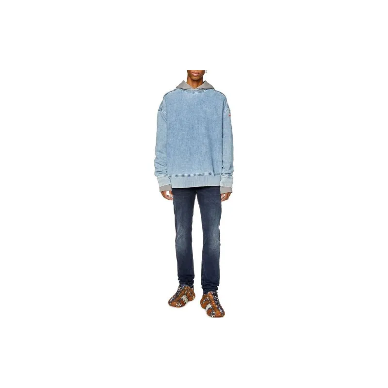 DIESEL Logo Patch Slim Jeans-2