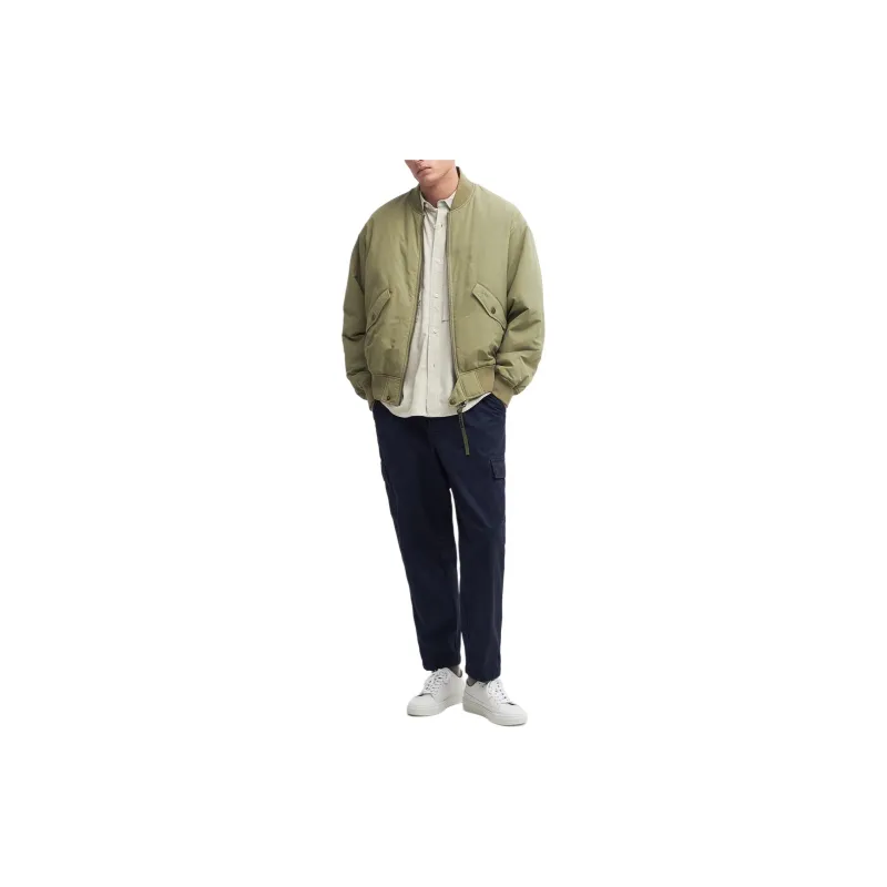 BARBOUR Flight Casual Jacket Jackets & Coats Men's Bleached Olive-1