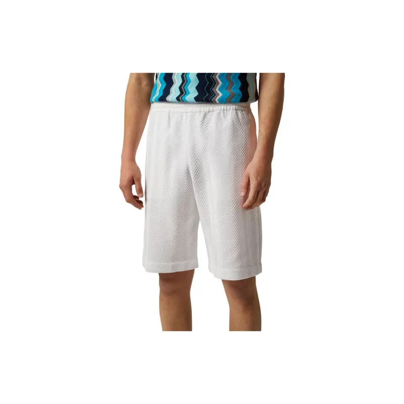 MISSONI Casual Shorts Men White-4