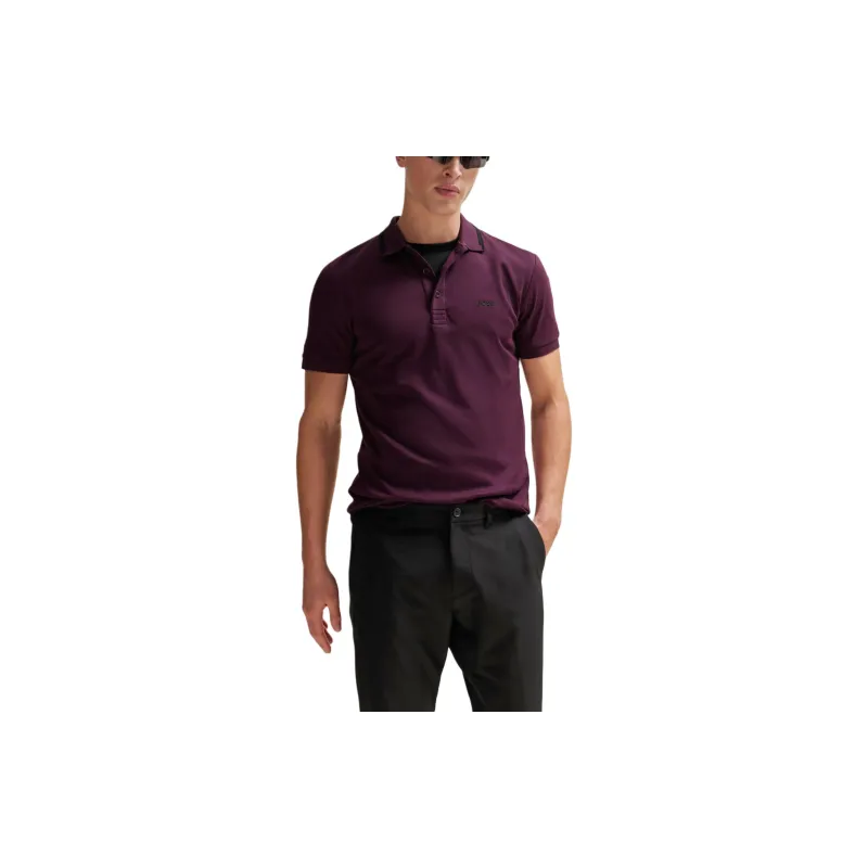 HUGO BOSS Polo Shirt Men's Purple-2