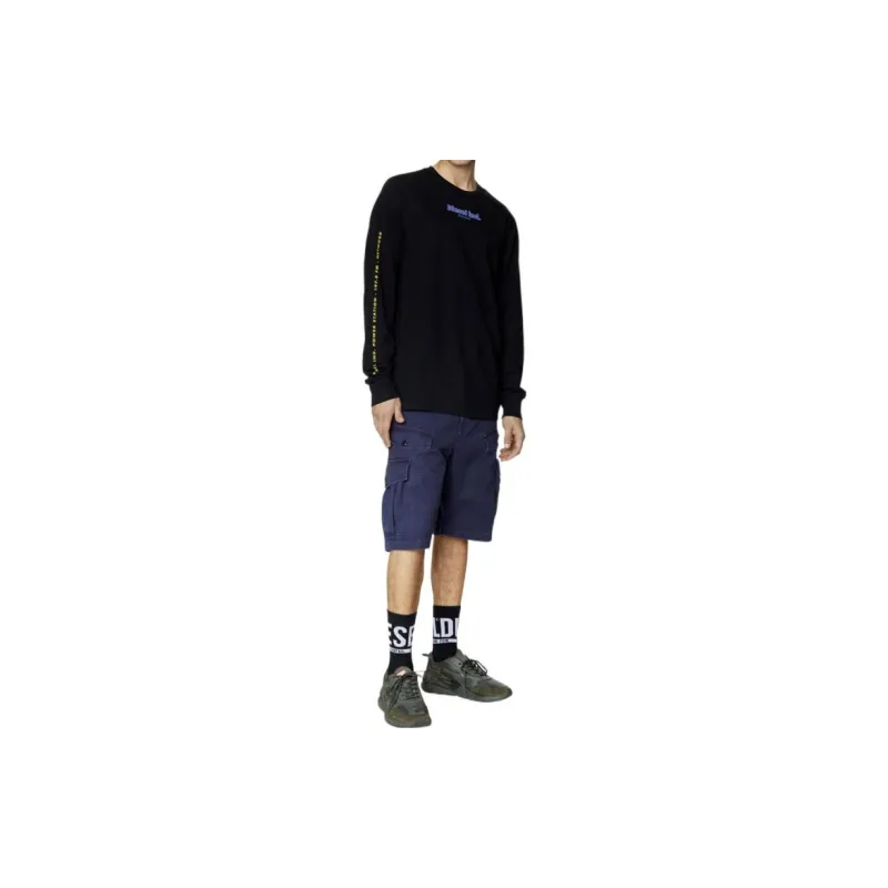 DIESEL Sweatshirts Men Black-4