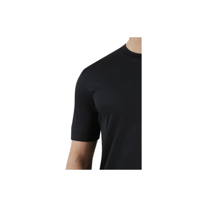 EMPORIO ARMANI Patterned Print Crew Neck Pullover Short Sleeved T Shirt Men's Black-2