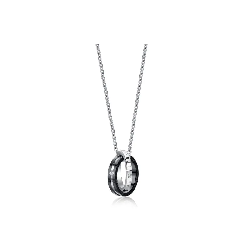 Asia Star Titanium Steel Necklaces Unisex-0