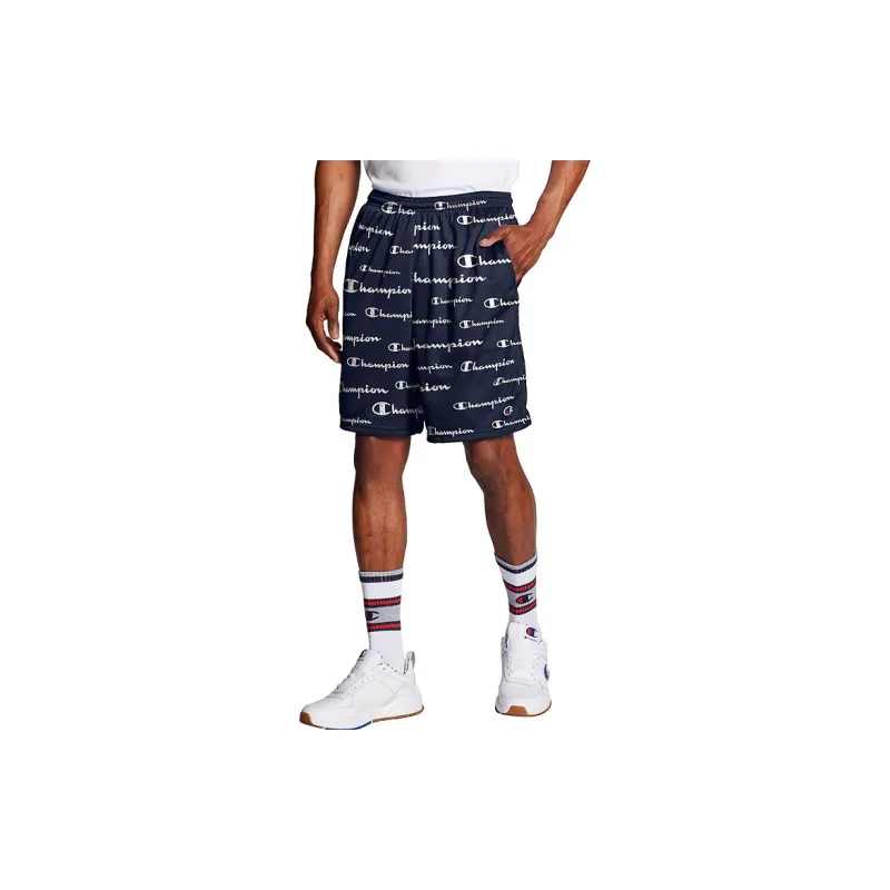 Champion Loose Fit Shorts US Version Unisex Navy Blue-2