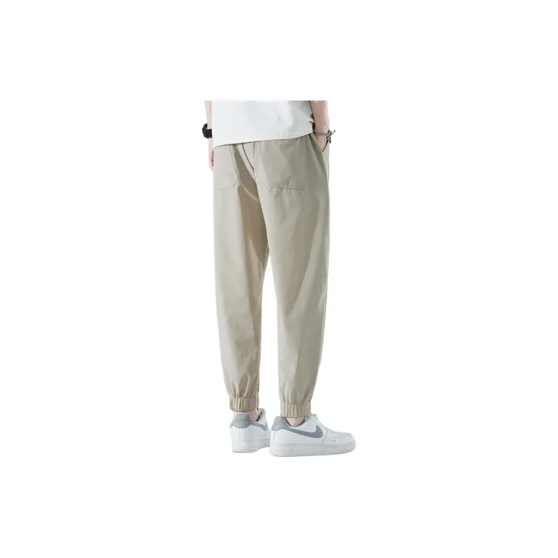 Tonlion Casual Pants Men's Light Khaki-2