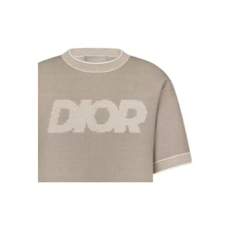 DIOR T Shirts Men Brown-6