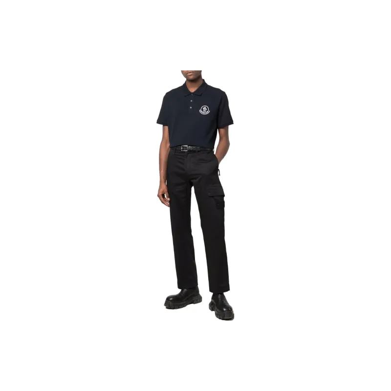 Moncler Polo Shirt Men's Dark Blue-1