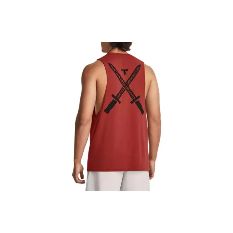 Under Armour Tank Tops Men's Red-4