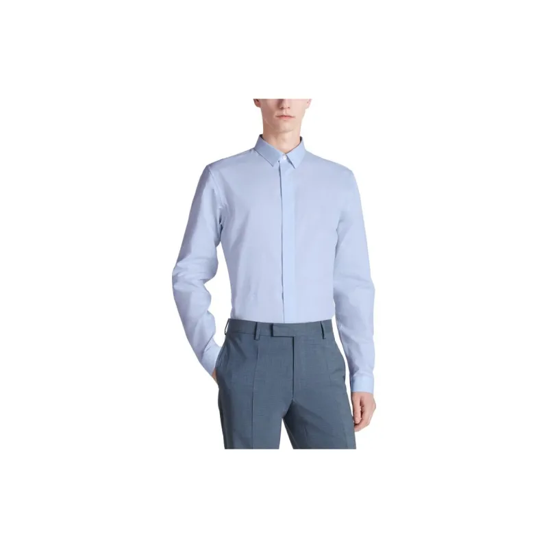 DIOR Shirts Men Light Blue-3