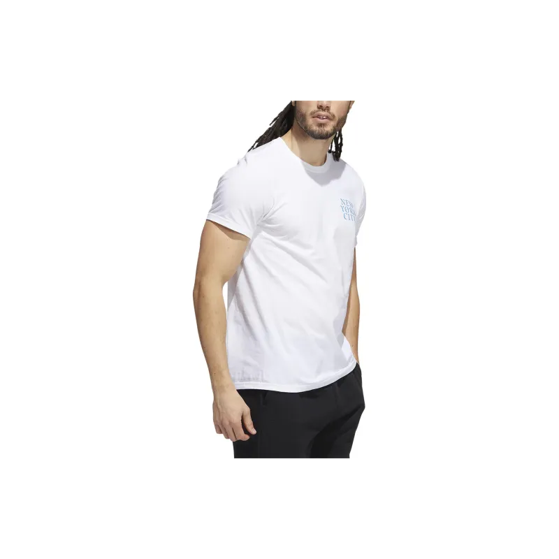 Adidas New York City Script Short Sleeve Graphic Tee-3