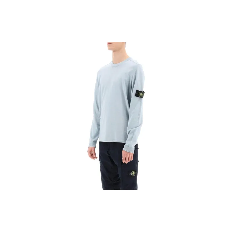 STONE ISLAND Sweater Men's Ice Frost Blue-1