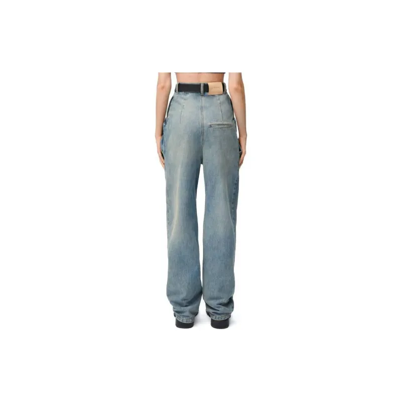LOEWE Draped Jeans In Denim-4