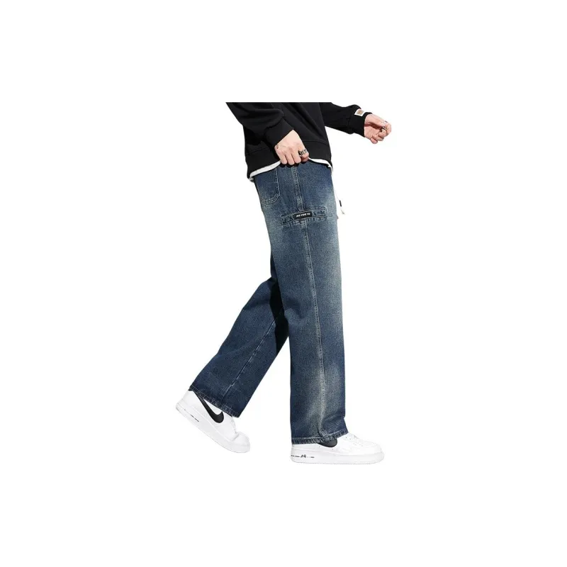 FOREVER 21 Jeans Men Dark Blue-5