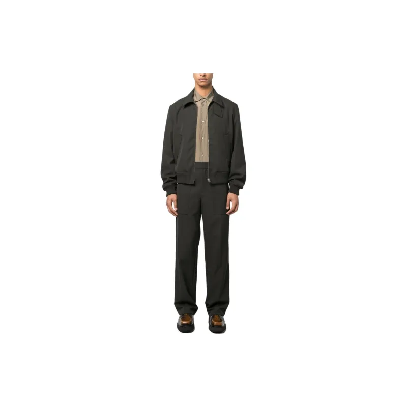 Helmut Lang Buckle detail Cotton Trousers-1
