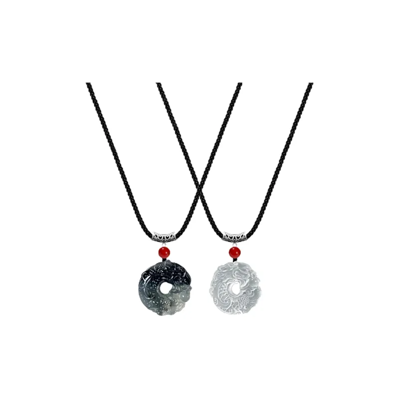 Jin Ruibang Chalcedony Jade Necklaces Unisex-6