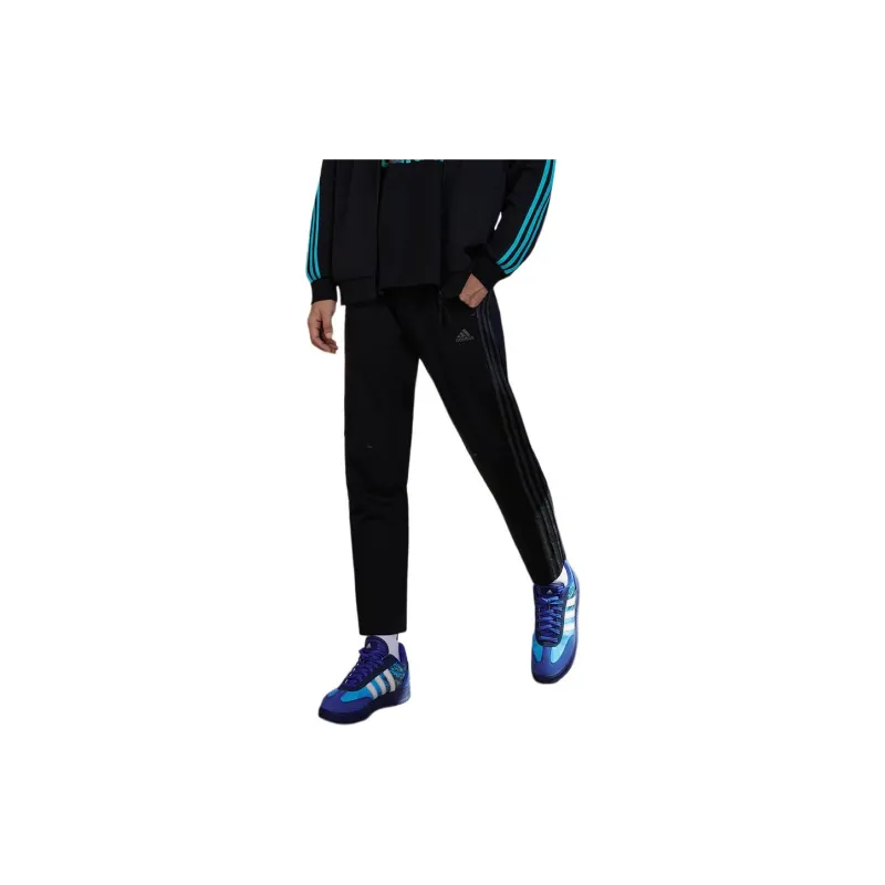 Adidas Zhang Daqian Pants Knitted Sweatpants Men's Black-4