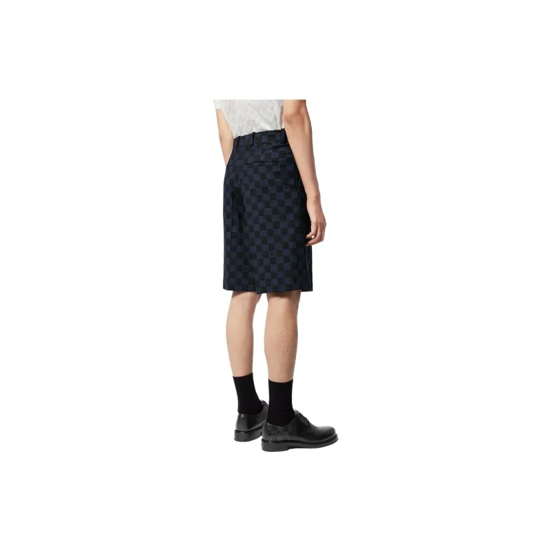 LOUIS VUITTON Wool Blend Drawstring Shorts-4